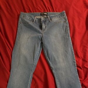 Fashion Nova Women's Blue Straight Leg Jeans